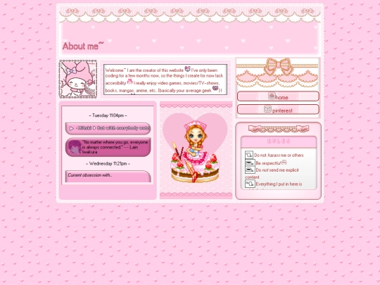 aboutpage screenshot