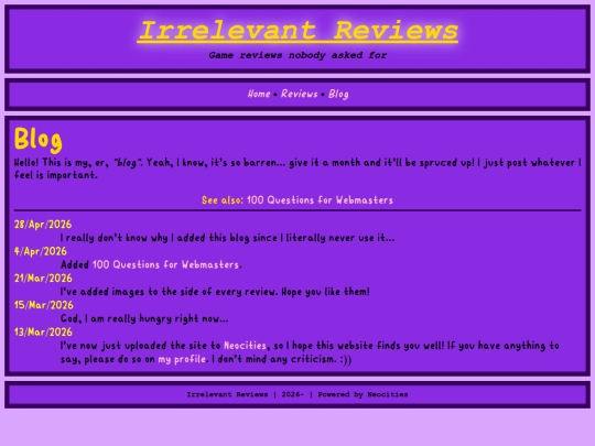 blog screenshot