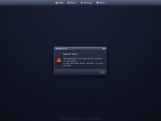 not_found screenshot