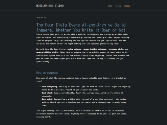 blog/the-four-dials screenshot