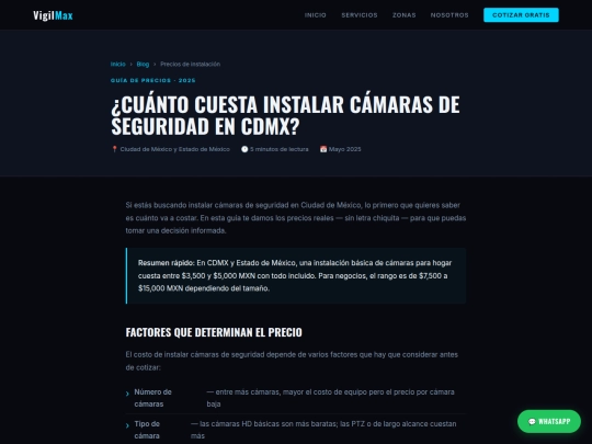 precios-camaras-cdmx screenshot