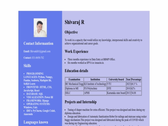 index screenshot
