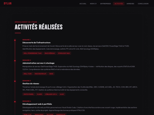 activites screenshot
