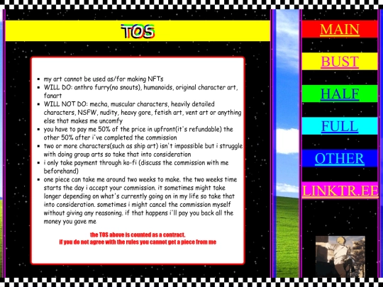 TOS screenshot
