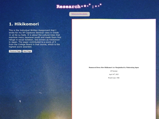 research screenshot