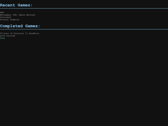 html/game screenshot