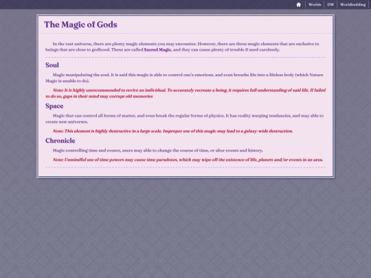 oc/secret/sacredmagic screenshot