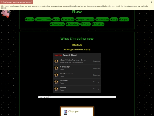 now screenshot