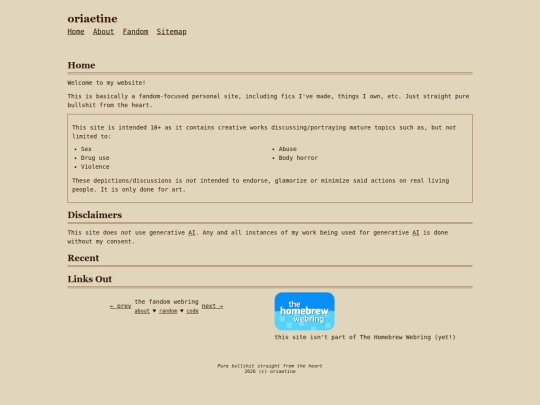index screenshot