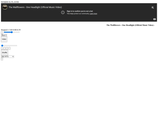 webdeck/webdeck-player-blue screenshot