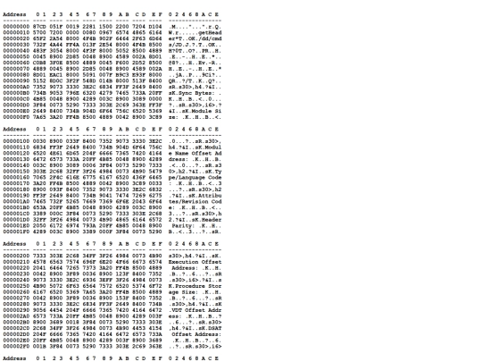 Basic09/getHeaderDump screenshot