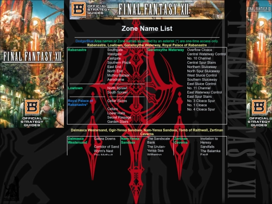 FFXII/zonenames screenshot