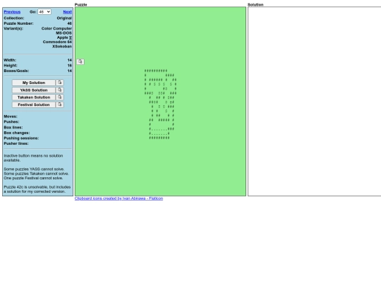 Sokoban/DATA/Original/O46 screenshot