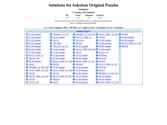 Sokoban/TRSolutions screenshot