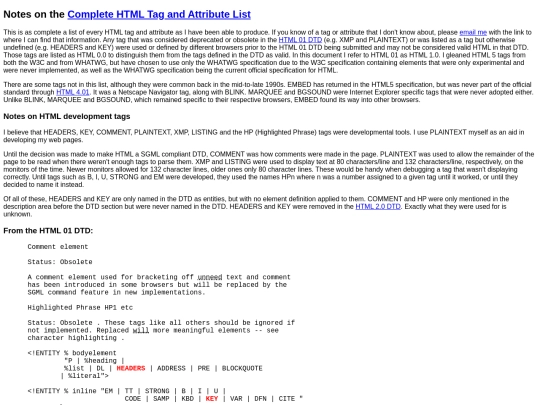 WebDesign/Notes screenshot