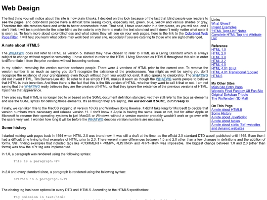 WebDesign screenshot