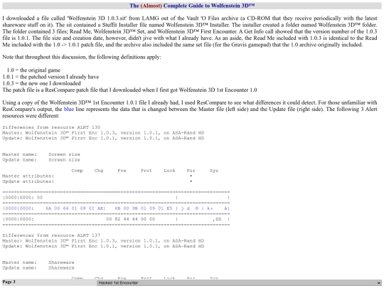 Wolfenstein/ACGW/hacked screenshot