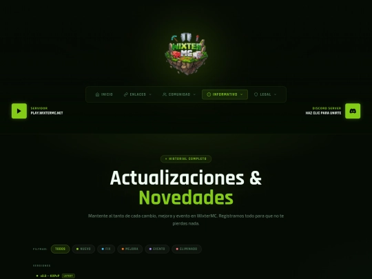 actualizaciones screenshot