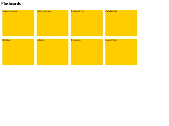Flashcards screenshot
