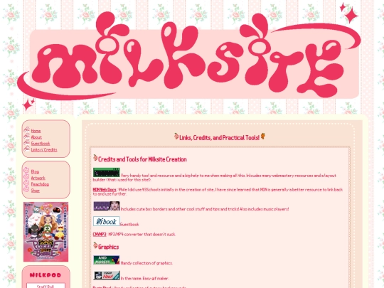 links screenshot