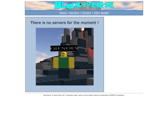 servers screenshot