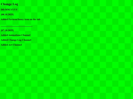 changelog screenshot