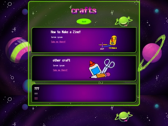 activities/crafts screenshot