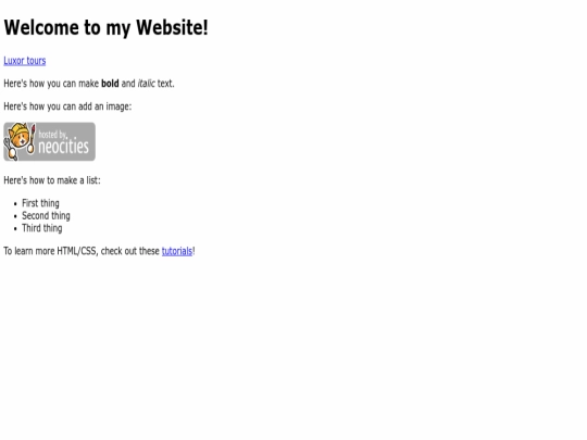 index screenshot