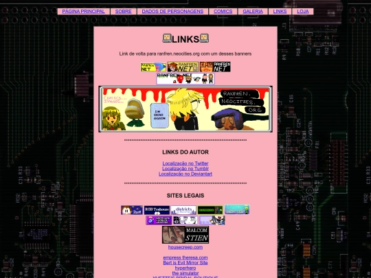 links screenshot