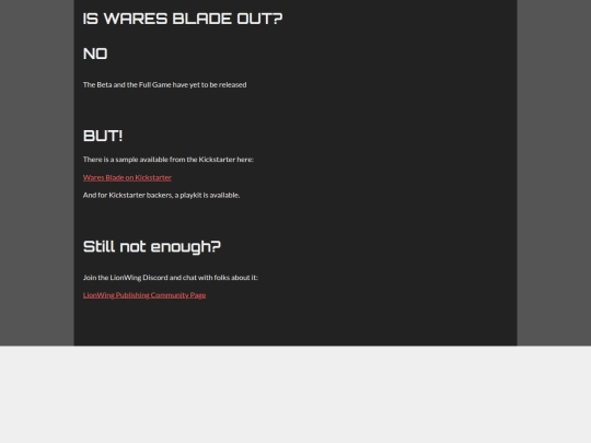 testpage screenshot