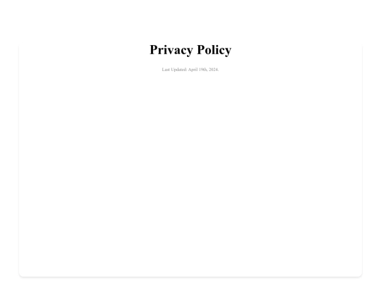 static/privacy screenshot