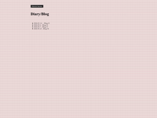 diary screenshot