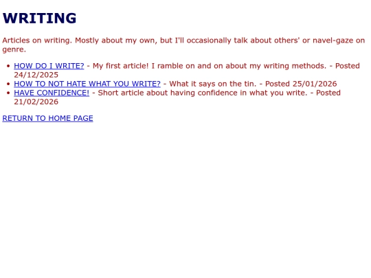 writing screenshot
