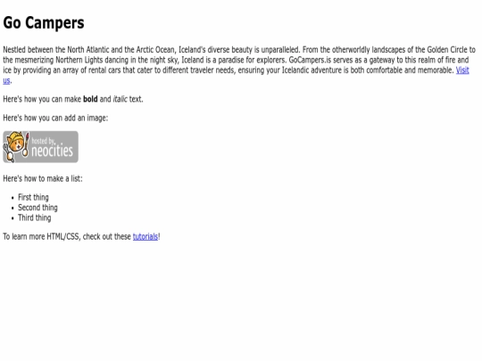 index screenshot