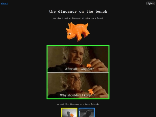 about/dino screenshot