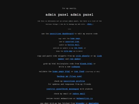 adminpanel screenshot