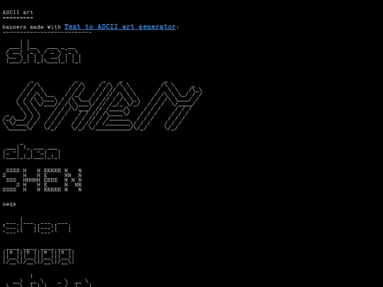 art/ascii screenshot