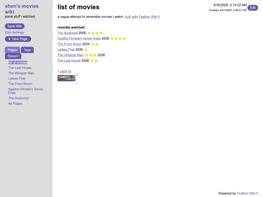 media/movies screenshot