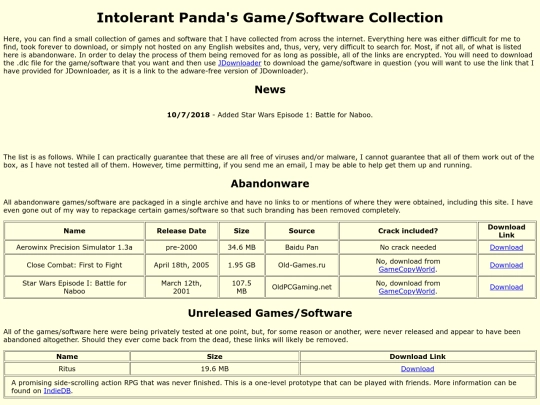 index screenshot