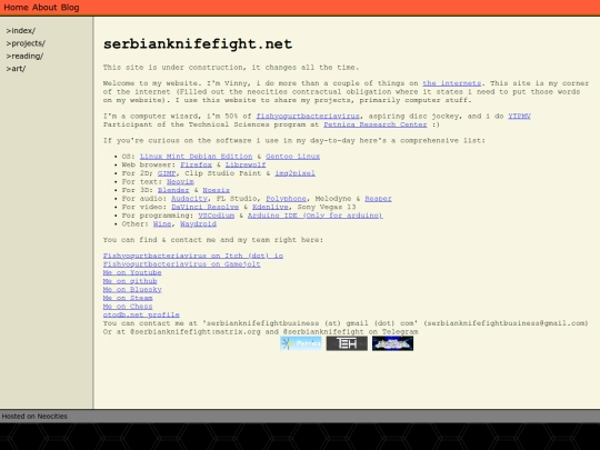 index screenshot