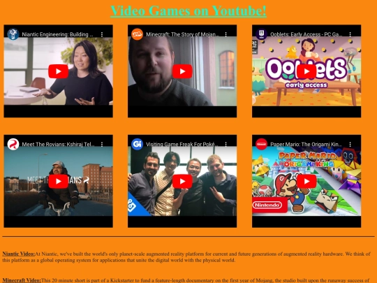 videos screenshot