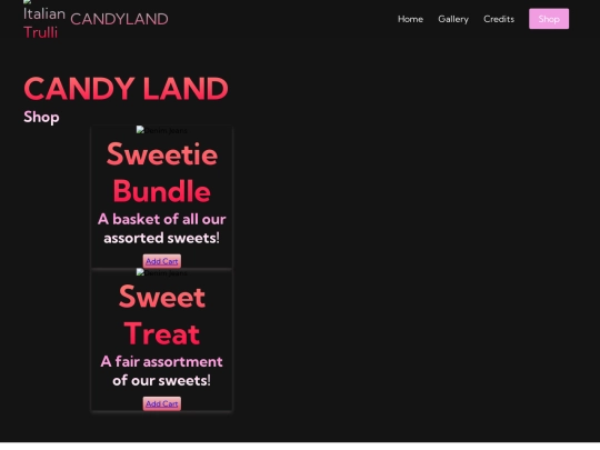 Shop screenshot