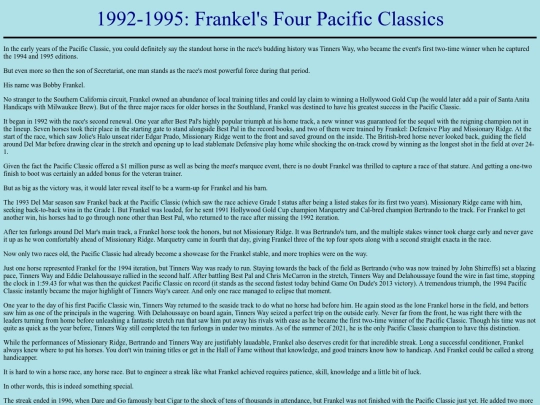 Achievements/1990s/FrankelsFourStraightPacificClassics screenshot