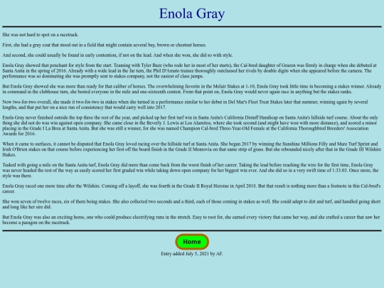 Horses/E/EnolaGray screenshot
