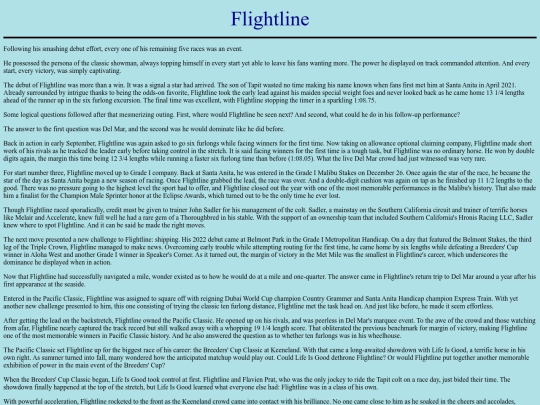 Horses/F/Flightline screenshot