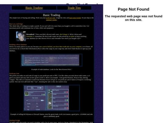 trade screenshot