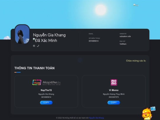 thongtinthanhtoan screenshot
