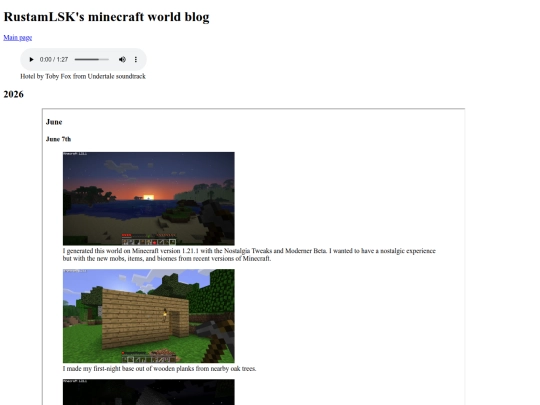 world_blog/world_blog screenshot