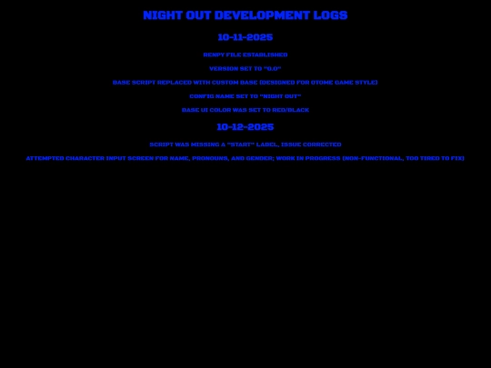 DEV-LOGS/NIGHT-OUT-LOGS screenshot