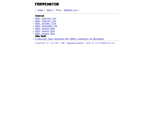 blog screenshot